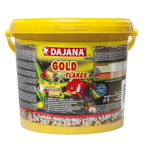 Dajana Gold-Flockenfutter, 5 Liter: Premiumnahrung für Goldfische, CPA von C.P.A COMPLEMENTOS PARA AVES