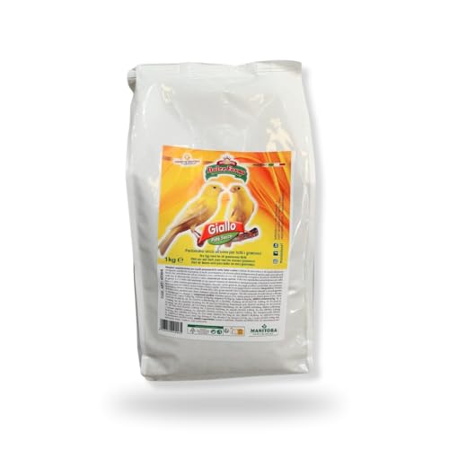 Gelbe Trockenpaste für Kanarienvögel Dolce Forno Gelb Manitoba, 1 kg von C.P.A COMPLEMENTOS PARA AVES