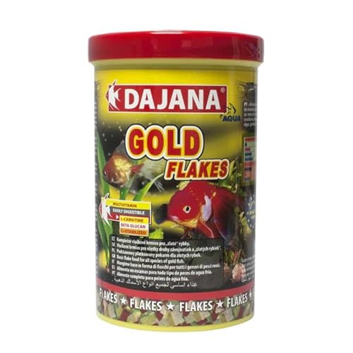 Gold-Flockenfutter Dajana 500 ml – Premiumnahrung für Goldfische von C.P.A COMPLEMENTOS PARA AVES