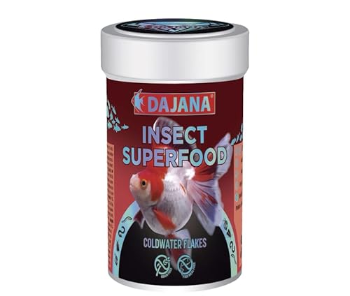 Insect Superfood Dajana Flocken, für Kaltwasserfische, 250 ml: Überlegene Ernährung mit Insekten von C.P.A COMPLEMENTOS PARA AVES