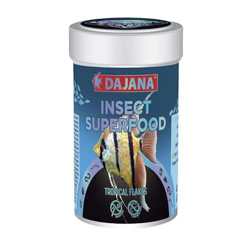 Insect Superfood Dajana Schuppen für tropische Fische, 250 ml – Überlegene Ernährung mit Insekten von C.P.A COMPLEMENTOS PARA AVES