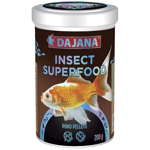 Insect Superfood Dajana Teichfischpellets, 1 l, hervorragende Ernährung mit Insekten von C.P.A COMPLEMENTOS PARA AVES