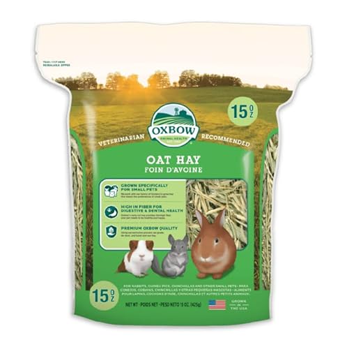 Oxbow Haferheu für Nagetiere, natürliche und nährende Nahrung, 425 g von C.P.A COMPLEMENTOS PARA AVES