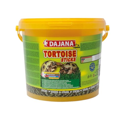 Tortoise Sticks Dajana 5 l, ausgewogene Ernährung für Schildkröten von C.P.A COMPLEMENTOS PARA AVES