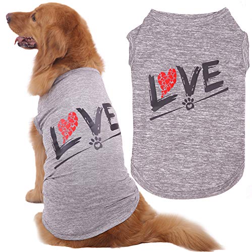 CAISANG Hunde-Shirt, Welpe, T-Shirt, Mommy, Haustier-Kleidung, ärmellos, Rundhalsausschnitt, coole Bekleidung für kleine, mittelgroße und große Hunde, Katzen, Sport-Outfits (Haustier S) von CAISANG