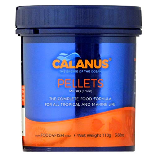 Calanus Pellets S 110 g Futtermittel Granulat Fische Aquarium Marine Reef Barriere BCUK von CALANUS