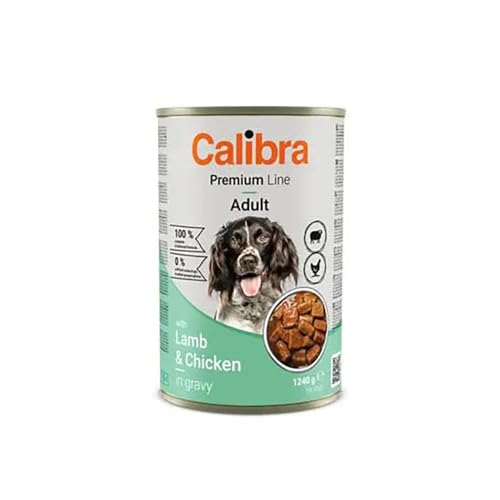 CALIBRA Dog Premium mit Lamm und Huhn, 12 x 1240 g, NDR von CALIBRA