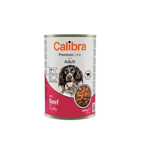 CALIBRA Dog Premium mit Rind Jelly, 12 x 1240 g, NDR von CALIBRA