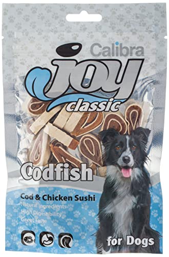 CALIBRA Joy Dog Classic BACALAO Pollo Sushi 80GR von CALIBRA