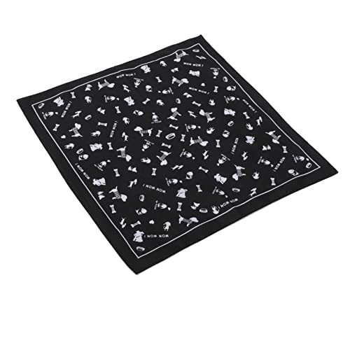 CALLARON Bedrucktes Kopftuch Halstuch Für Damen Frauen Halstuch Anzug Taschentuch Quadratisches Taschentuch Bandana-schal Mit Haustieren Damen Halstuch Hündchen Baumwolle Mann Kopfbedeckung von CALLARON