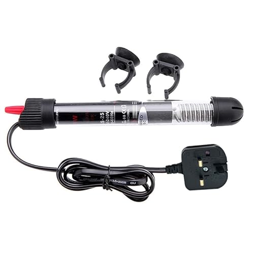 CAM2 Aquarium Heizstab, mit Temperaturanzeige Energiesparende Heizung Aquarium Tauchheizung Fischtank Wasser (QX-yugangjiarebang100W) von CAM2