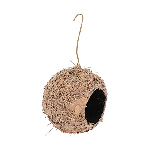 CANIGHT 1Stk Vogelnest aus Stroh Gras gewebtes Vogelhaus natürlicher Kolibri Osterdeko Vogel-Dekor Easter Decoration osterndeko aus Stroh geflochtenes Nest Mikro-Landschaftsschmuck Coffee von CANIGHT