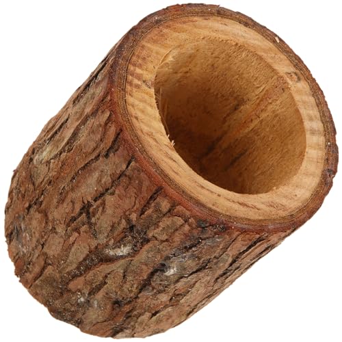 CANIGHT Eleganter und langlebiger Kleiner Pflanztopf aus Holz Pflanzbehälter für Gartenblumentopf Abflussloch von CANIGHT