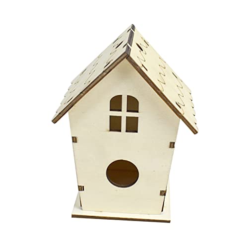 CANIGHT Kreatives Vogelkäfig Nest Einfacher Zusammenbau Nistkasten Für Garten Und Kleine Vögel A Stil Vogelzuchtbox Für Schwalben Und Andere Haustiere von CANIGHT