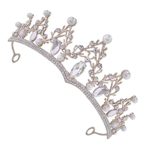 CANIGHT Eleganter Kopfschmuck Für Die Hochzeit Der Braut Geburtstagskrone Für Damen Glänzende Strasskrone Für Frauen von CANIGHT