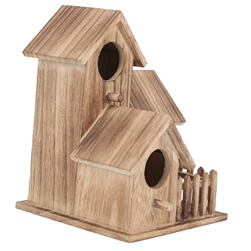 CANIGHT Papageien-nistvilla Vogelhäuschen Aus Holz Garten-nisthütte Vogelnest Für Sittiche von CANIGHT