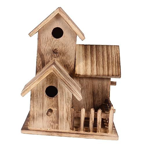 CANIGHT Vogelhaus Bausatz Für Garten Und Balkon Kreatives DIY Vogel Nest Robustes Design Aus Idealer Schutz Für Vögel Bastelset Für Und Naturfreunde von CANIGHT