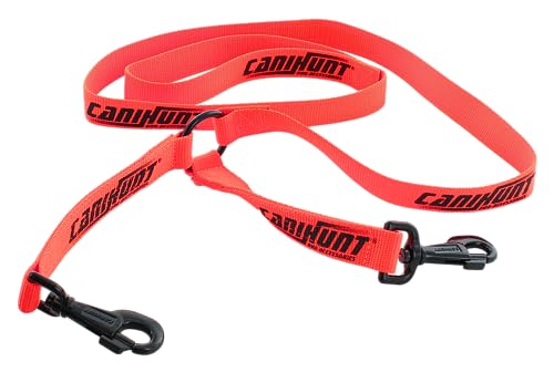 Hunter First Doppelleine Orange 150cm von CANIHUNT