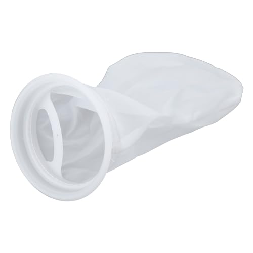 CANNXI Aquarium-Filter, Filtersocken, 10,2 x 25,4 cm lang, Nylon-Filterbeutel mit Kunststoffringen, 200 Stück von CANNXI