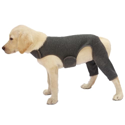 CANNXI Hunde-Leggings für Hinterbeinbandage für Wärme und Unterstützung für verletztes Altern gegen Lecken, mehrere Größen, weniger Beschwerden von CANNXI