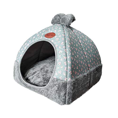 CANNXI Katzenbett, Höhle, Bett für kleine Hunde, warmes Bett, waschbar, Welpenzelt, Kätzchenhöhle, abnehmbares Kissen von CANNXI