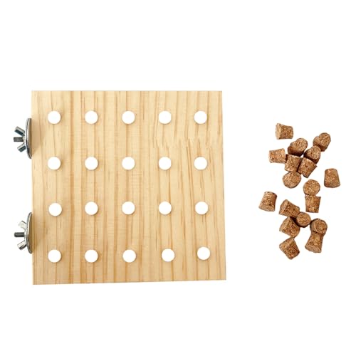 CANNXI Vogelspielzeug, Kauspielzeug für Papageien, Kauspielzeug, Holzkau-Trainingszubehör, Naturholz, Tastatur, Backenzähne Spielzeug für Haustiere, Vögel, zerreißen, schleifen von CANNXI