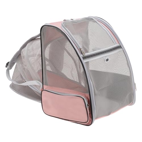 CAPASTEC Haustierrucksack, erweiterbarer Haustierträger, 32x28x41cm, Pink von CAPASTEC