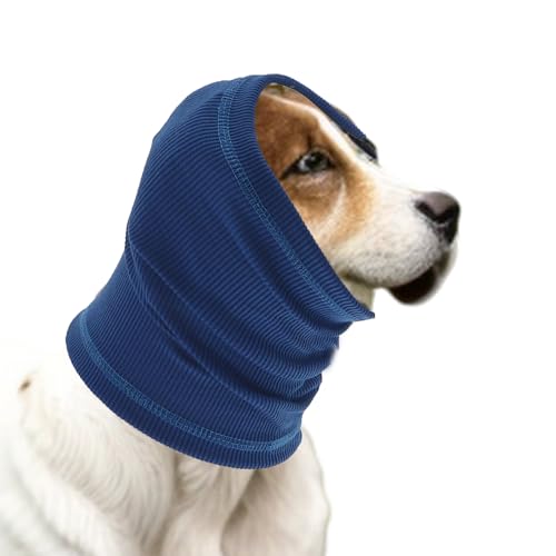 CAPASTEC Hunde Beruhigendes Stirnband, Hund Ohrschützer Lärmschutz, M, Blau von CAPASTEC