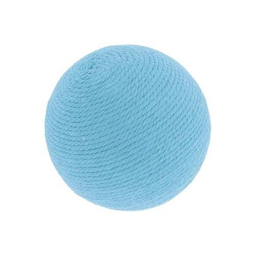 CAPASTEC Interaktives Katzenspielzeug Ball mit Glocke im Inneren, Durchmesser 10 cm, Blau von CAPASTEC