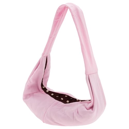 CAPASTEC Pet Sling Carrier, Haustier-Brusttasche für Katzen und kleine Hunde, Pink von CAPASTEC