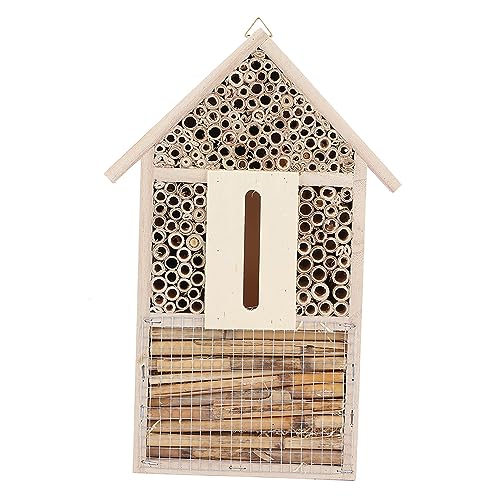 Garden Nesting Box: Handcrafted Wooden House Bee Shelter and Outdoor Ornament - Unique Decoration for Your Garden von CARESHINE