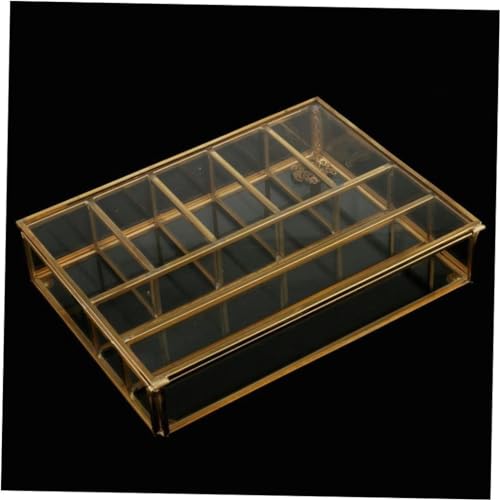 Stilvolle-Glas-Terrarium-Box mit Sukkulenten-übertopf – wunderschne Terrarium-Dekoration für Ihr Zuhause – eleganter Glas-Blumentopf und-Pflanzen-Vitrine-size1 von CARESHINE