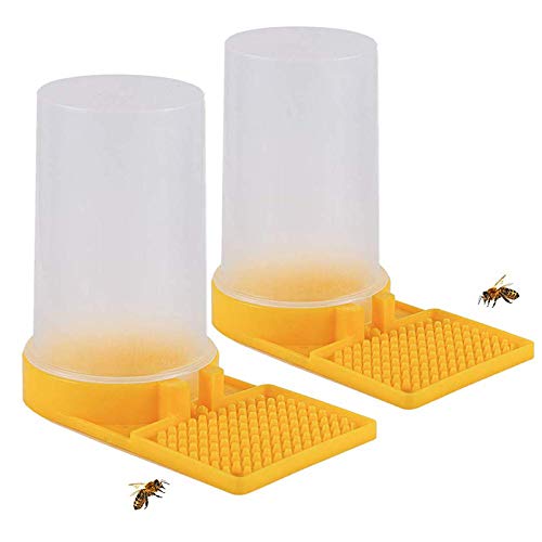 CARMIN 2Er Pack Bienenstock Imkerei Wasser Honig Bienenstock Eingang Futter Automat Bienen Trinken Imkerei AusrüStung Nest Imker Werkzeug von CARMIN