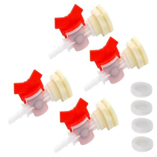 4 Stück Kaninchen Bewässerungssystem Eimer Anschluss Kit Widerhaken Fitting für 5/16 Zoll Schlauch 4 Stück Kaninchen Bewässerungssystem Eimer Anschluss Kit Widerhaken Fitting für 5/16 Zoll Schlauch von CARMOTTER