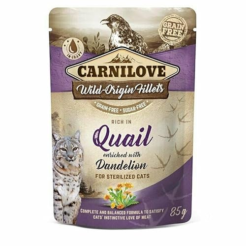 Carnilove Pouch Quail kattenvoer 24x85 gr von CARNILOVE