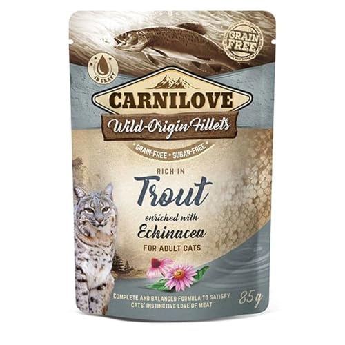 Carnilove Pouch Trout kattenvoer 24x85 gr von CARNILOVE