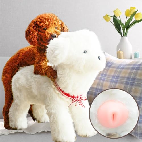 CAROLY Silikon Simulation Paarung Hund Spielzeug Männliche Haustier Brunst Vent Hund Spielzeug Für Kleine Hunde Bulldogge Teddy Hund Zubehör,18cm von CAROLY