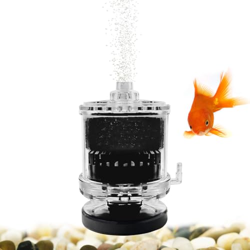 CARPJZ Aquarium-Schwammfilter, kleiner interner Aquariumfilter, ultra-leise, abnehmbar, mit biochemischen Schwämmen für die Zucht von Frittieren, Betta, Garnelen, Aquarien von CARPJZ