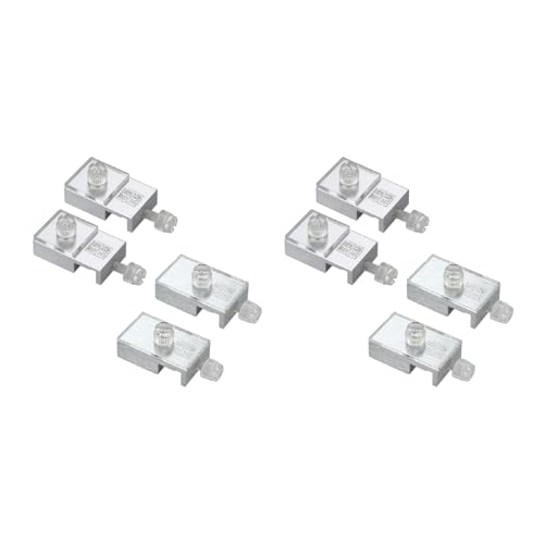 Metall-Clip für Aquarium-Netzabdeckung, Aluminiumlegierung, Halterung für Anti-Springnetz, Aquarium-Zubehör, Anti-Spring-Netzabdeckung, Clip-Stützhalter, Metall, 2 Stück von CASNO