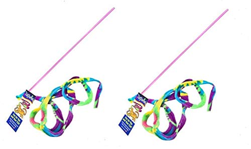 CAT DANCER-Cat Charmer Wand,Teaser-Cat & Kitten Toy! Color:Rainbow Size: by von CAT DANCER