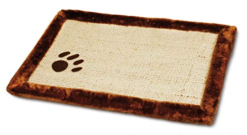 CAT&RINA Classic Kratzbaum mit Teppich, Für Katzen. Ideal Für Zuhause | Mehrfarbig, Größe 55 x 35 cm von CAT&RINA