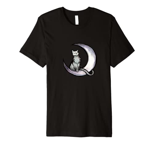 Moon CAT Art Moonchild Kitty Premium-T-Shirt von CAT