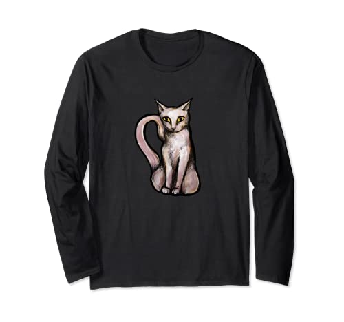 White CAT Langarm-T-Shirt von CAT