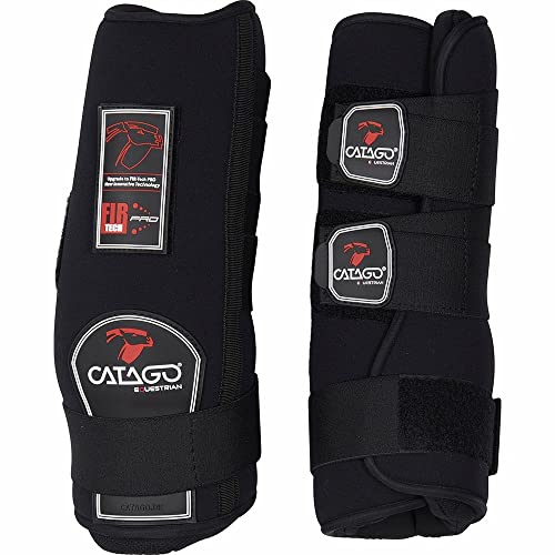 CATAGO Stall- und Transportgamaschen FIR-Tech Healing- schwarz - XL von CATAGO