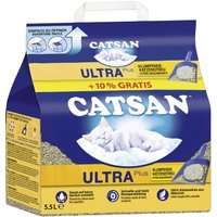 CATSAN Ultra plus Klumpstreu 5 l + 10% gratis von CATSAN