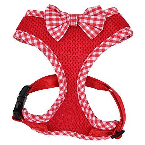 CATSPIA CASA-HA9404-RD-M Evie Harness Katzengeschirr, M, rot von CATSPIA