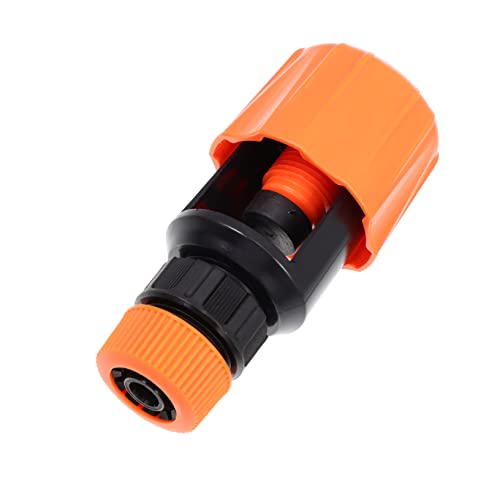 CAXUSD Wasserhahn- Wasserhahn wasserhahnanschluss Schlauchkupplung Hose Connector Gartenschlaucharmaturen Schnellverbinder für den Wasserschlauch Abs Orange von CAXUSD