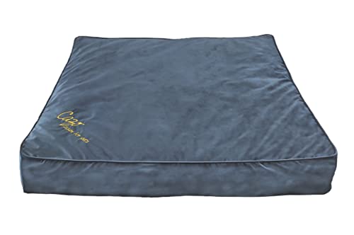 Bett Matratze CAZO Milan für Hund oder Katze 110 x 90 x 15 cm, Größe XL, Farbe Navy, L4003/D von CAZO Design For Pets