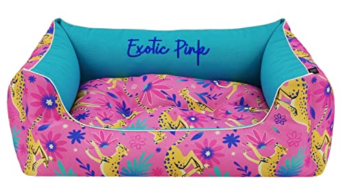 CAZO Design Daunenbett For Pets PRINT IT (S - 65x50cm, Exotic Pink - Rosa) von CAZO Design For Pets