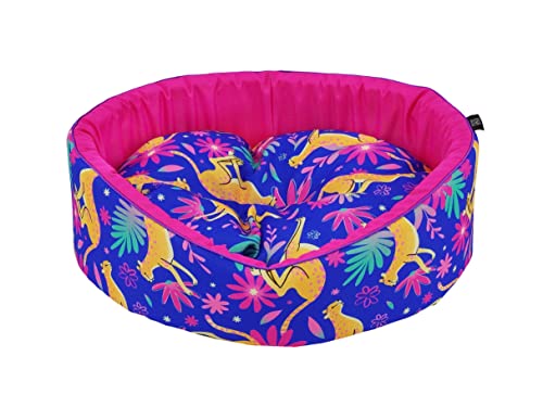 CAZO Design Schwammbett For Pets PRINT IT, 44x38cm, Größe XS, Exotic Pink - Violett, L5061/A von CAZO Design For Pets